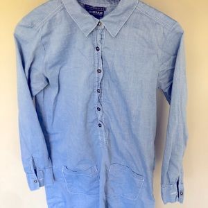 Exclusive Velvet/Pea in the Pod Chambray Dress